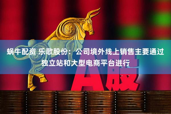 蜗牛配资 乐歌股份：公司境外线上销售主要通过独立站和大型电商平台进行