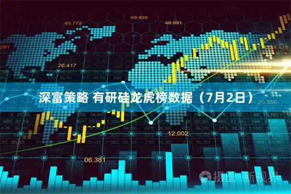 深富策略 有研硅龙虎榜数据（7月2日）