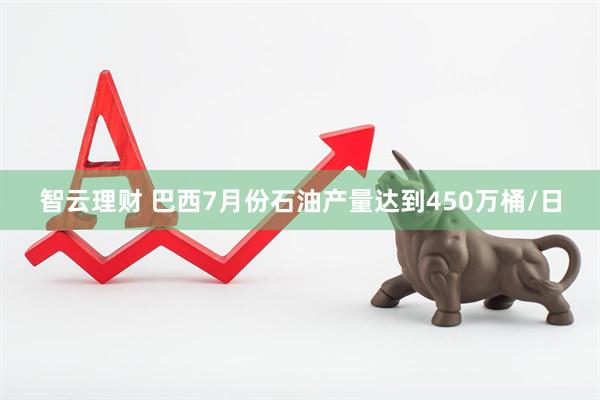 智云理财 巴西7月份石油产量达到450万桶/日